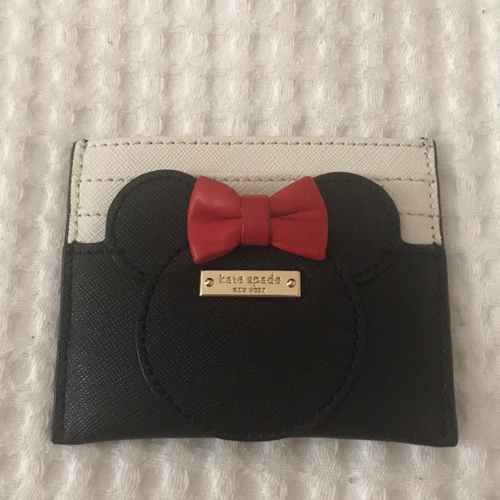 Kate Spade + Disney Minnie Mouse card holder